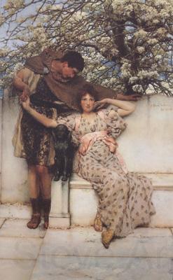 Alma-Tadema, Sir Lawrence Promise of Spring (mk24) Norge oil painting art
